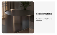 Modern Design Curved Designd End Table Minimalist design Living Room Furniture Space-Saving Nightstand adaptable Use for Apartment Dwellers, Interior Designers, Residents, Bedroom, Small areas, Study, Home Office