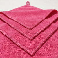 Small Microfibre Cloth and Dish Cloths, 30cm X 30cm Microfiber Towel with Hanging Loop, Absorbent Plain Weave Fabric for Kitchen and Kindergarten