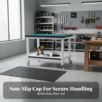 Anti Tool Cart 360-Degree Rotating Casters Multi-Tier Service Cart with Wheels Commercial Grade Rolling Repair Trolley for Technicians, Factory