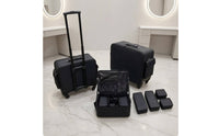 Makeup Trolley with Wheels Waterproof Rolling Makeup Case Portable Cosmetic Trolley for Mobile Appointments, Salon