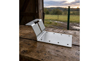 6 Pieces T-Post Fence Bracket Metal T-Post Mounting Bracket Heavy Duty Steel