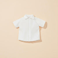 Casual Style White Doll Blouse Easy to Match BJD Doll Shirt Long Sleeve Option Toy Clothing