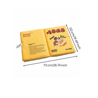 Book Shaped Feline Bed Four Season Use Book Design Pet Mat Cooling Comfort