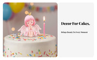 Resin Doll Ornament Modern Aesthetic Cute Girl Figure Birthday Gift Resin Doll Statue for Girls, Kids, Desktop, Bedroom, Car Dashboard