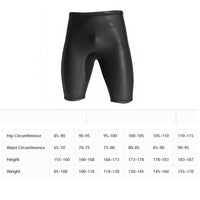 2mm Neoprene Shorts Glossy Neoprene Swim Shorts Thermal Waterwear Warm for Surfers, Pool Training