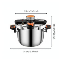 Induction Compatible Multi Function Pressure Cooker Energy Saving Explosion Proof Pressure Cooker Safety Valves Cooking Pot
