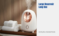 Facial Humidifier, Nano Spray Hydration Device, Hot Steam Skincare Instrument for Home