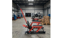 Motorcycle Lift Jack with Wheels Stable for Garage, Mechanics