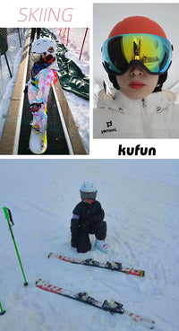 滑雪头盔雪镜一体护目镜雪盔成人儿童男女单板装备套装眼镜近视