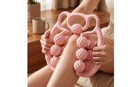 Manual Roller Massager with 13 Balls Textured Loop Massager Compact Massage Ball Roller Non-Slip for Athletes