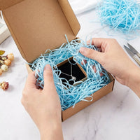 100 G Raffia Paper Shreds Decorative Gift Box Stuffing Secure Cushioning Shredded Paper Filler for Easter, Wedding Favors, Basket Filling, Holiday Baskets