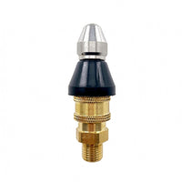 Inline Pressure Washer Nozzle Adapter Compact Drain Cleaning Nozzle Adapter