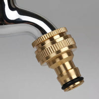 1/2 to 3/4 Inch Tap Connector Easy Installation Washing Machine Hose Connector Washing Machine Hose Adapter for Car Wash, Garden