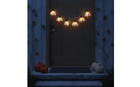 Warm Glow Ghost Lights with Witch Hats Indoor Ghost String Lights Festive Hanging Witch Hat Light Decor Spooky for Window Display, Photo Backdrop