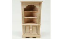 Miniature Bookshelf Wooden Dollhouse Furniture Handmade for Collectors
