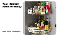 Drilltool-Less Installation Transparent Corner Shelf No Drilling Required Bathroom Accessory Easy to Install Shower Organizer Waterproof Adhesive for Homeowners, Families, Students, Washroom, Kitchen, Laundry Room