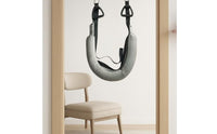 Cloth-Covered U-Shaped Traction Belt Padded Traction Belt Metal Hooks for Home Use