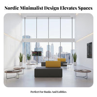Nordic design Double-Sided Waiting Area Island abrasion-withstandantwithstandant Upholstery Reception Seating Space Efficient Commercial Furnishing dense Foam Filling for Interior Designers, Office Managers, Business Owners, Hotel Lobby