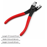 Dipped Handles Hose Clamp Pliers Slip-Resistant Hose Clamp Plier Metal Head Clip Removal Tool Gripping Gripping Ends