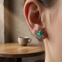 Fly Stud Earrings Conversation Starter Fly-Shaped Earrings Ear Studs Comfortable to Wear Body Jewelry Funny Prank Gift