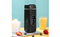 Electric Juicer with Digital Display Rechargeable Portable Juicer Cup Portable Blender Compact for Travelers, Travel, Office