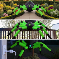 Outdoor Halloween Inflatable Arachnid Large Giant Inflatable Arachnid Scary Yard Decoration Sturdy for Lawn