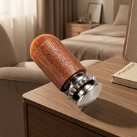 Wooden Massage Head Silver-Toned Acupoint Massage Head Wooden Pressing Tip Long-Lasting Handheld Acupoint Massager Lightweight