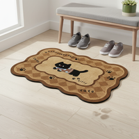 Absorbent Non-Slip Diatomaceous Earth Bath Mat for Bathroom Kitchen Entryway