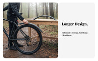 2 Pieces Front and Rear Mudguard Set Wide Design Front and Rear Mudguards Easy Installation Mountain Bike Fenders for Rough Terrain Biking