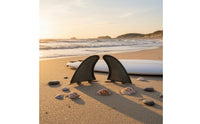 2 Pieces Honeycomb Surfboards Fin Surfboards Fin with Double Tabs High-Performance for Surfing