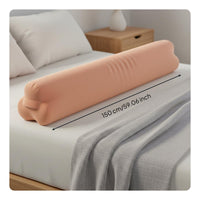 Lateral Sleeper Leg Pillow Removable and Washable Cover Long Bolster Pillow Skin-Friendly Material Bedding Accessory for Women, Tall People