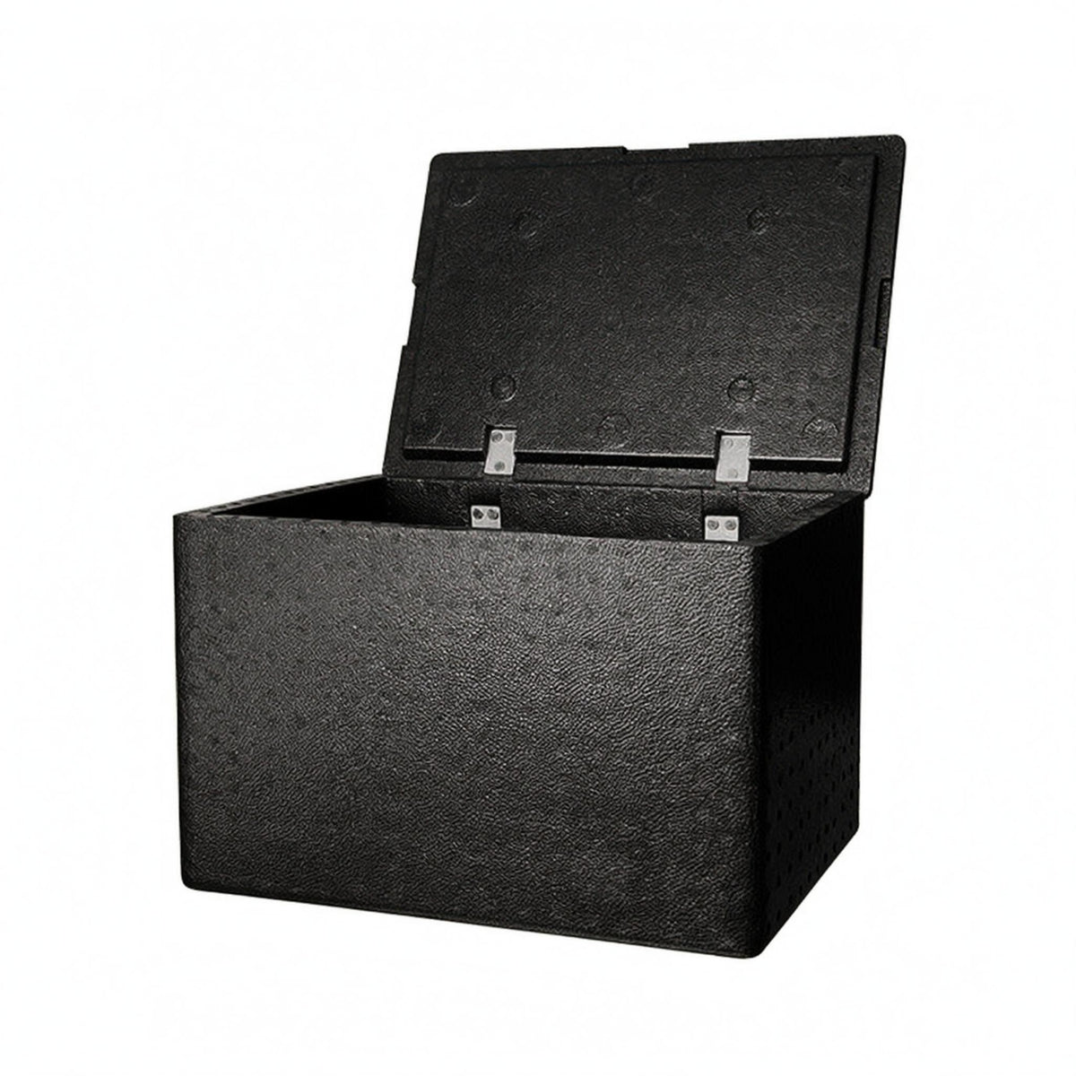 30L Expanded Polypropylene Cooler Box Fitted Lid Insulated Food Box Smooth Textured Rectangular Insulated Container