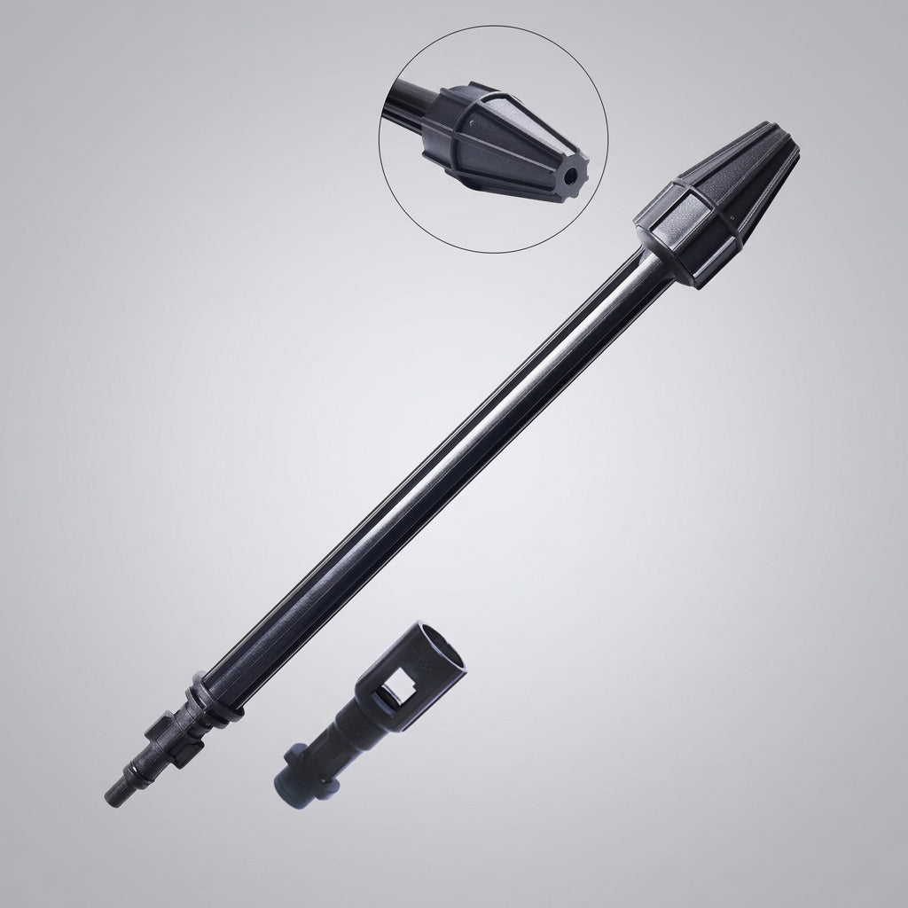 Patio Cleaner and Pressure Washer Lance Extension, Adjustable Nozzle for Car Wash Tool, 17.2 Inch Lance for Driveway Cleaning, 260g Lightweight