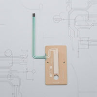 Replacement Part Drum Pedal Trigger Sensor Flexible Ribbon Lead Electronic Drum Trigger Sensor Mounting Holes