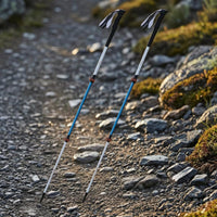 Wrist Strap Telescopic Trekking Pole Lightweight Aluminum Trekking Poles Long-Lasting Adjustable Walking Pole Foldable