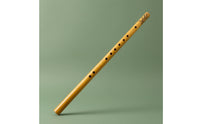 Traditional Vertical Bamboo Flute Accurate Tone Bamboo Flute with Membrane Melodious Woodwind Instrument Portable for Practice