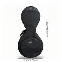 Zhongruan Case with Pocket Zippered Zhongruan Case Portable for Rehearsals