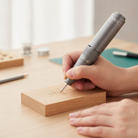Engraving Pen Hand-Held Engraving Pen Kit Beginner-Friendly Electric Engraver for Wood Carving