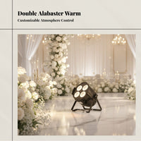 COB LED Four-Lens Stage Spotlight for Weddings, Banquets
