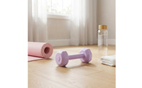 Single-Piece Molded Hex Dumbbells Non-Slip Grip PVC Dumbbells Hexagonal Hex Dumbbell Strength Training for Home Gym