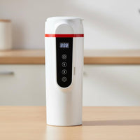 12V Car Heater Cup Temperature Control Car Heating Cup 304 Stainless Steel Heated Travel Mug for Truck Drivers