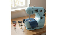 Mini Tabletop Sewing Machine Foot Pedal Home Appliance