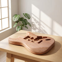 Guitar Body with Pre-Cut Cavities Ready to Finish Guitar Body Blank Customizable for Luthiers
