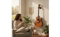Guitar Wall Mount Hanger Weight-Activated Self-Locking Guitar Hanger Universal for Guitarists, Music Studio, Practice Room, Bedroom