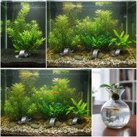 15 Pieces Aquarium Plant Weight Strips Flexible Aquarium Plant Weight Strip Bendable Anchor Strip Pliable Slim for Aquascapers