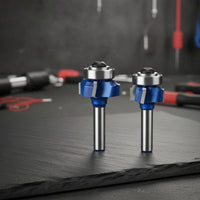 3 Pieces Flush Trim Router Set Tool Clean for Edge Trimming