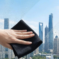 Microfiber and Microfibre Cloths, Water-Mark Cloth for Glass and Mirrors, Quick-Dry Exceptionally-Fine Fiber Reusable Cleaning Tool, 20x25 cm