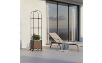 Planter with Trellis Climbing Plant Support Planter Space-Saving Vertical Design Climbing Plant Container for Gardeners, Balcony