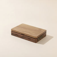 Paint Box with Mixing Small Tray Wooden Paint Box Mini Wooden Palette with Mixing Tray for Artists