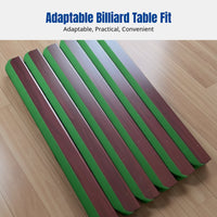 Billiard Table Rail Set, Wood Frame, Steel Bank Padding, Snooker Accessory